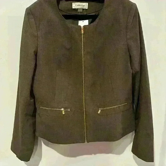 Calvin Klein Jackets & Blazers - Calvin Klein long sleeve brown blazer